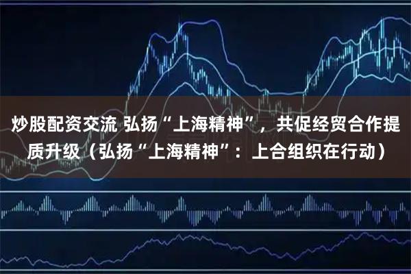 炒股配资交流 弘扬“上海精神”，共促经贸合作提质升级（弘扬“上海精神”：上合组织在行动）